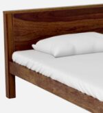 Sheesham Wood King Size Bed In Provincial Teak Finish jk dream living