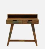 dream living Antonio Solid Wood Writing Table In Distress Finish