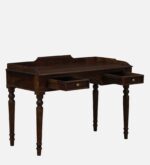 Barwick Sheesham Wood Writing Table In Scratch Resistant Provincial Teak Finish jk dream living