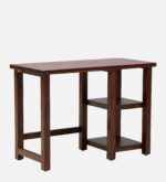 Sheesham Wood Writing Table In Provincial Teak Finish jk dream living