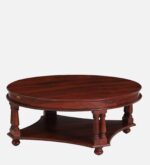 Glenmore Sheesham Wood Coffee Table In Honey Oak Finish jk dream living