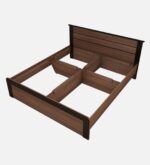 King Size Bed in Walnut & Wenge Finish JK DREAM living