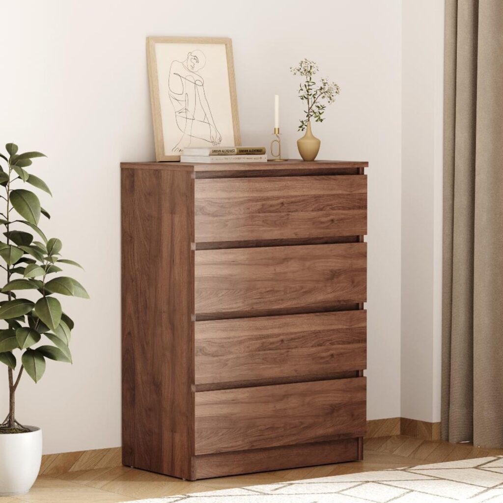 4 Drawers Chest Of Drawer Engineered wood jk dream living