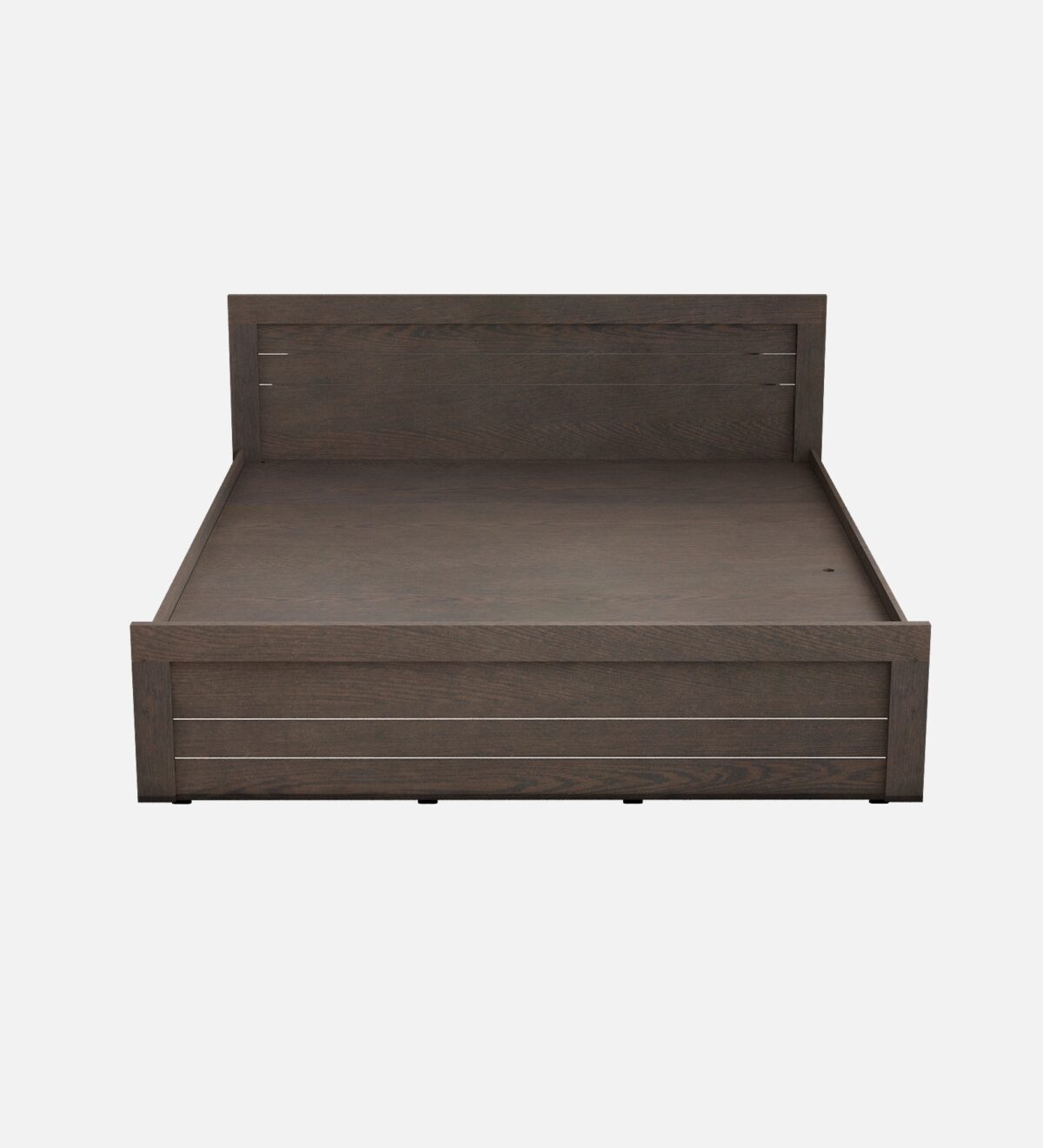 King Size Bed with Box Storage in Dark Wenge Finish jk dream living