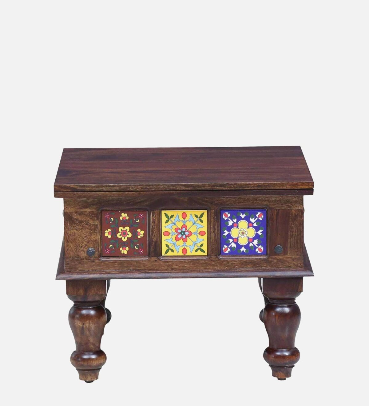 Dharohar Sheesham Wood Coffee Table In Provincial Teak Finish