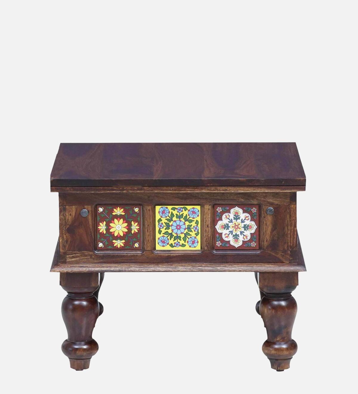 Dharohar Sheesham Wood Coffee Table In Provincial Teak Finish