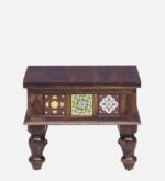 Dharohar Sheesham Wood Coffee Table In Provincial Teak Finish