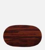 Stalley Sheesham Wood Oval Coffee Table In Honey Oak Finish jk dream living