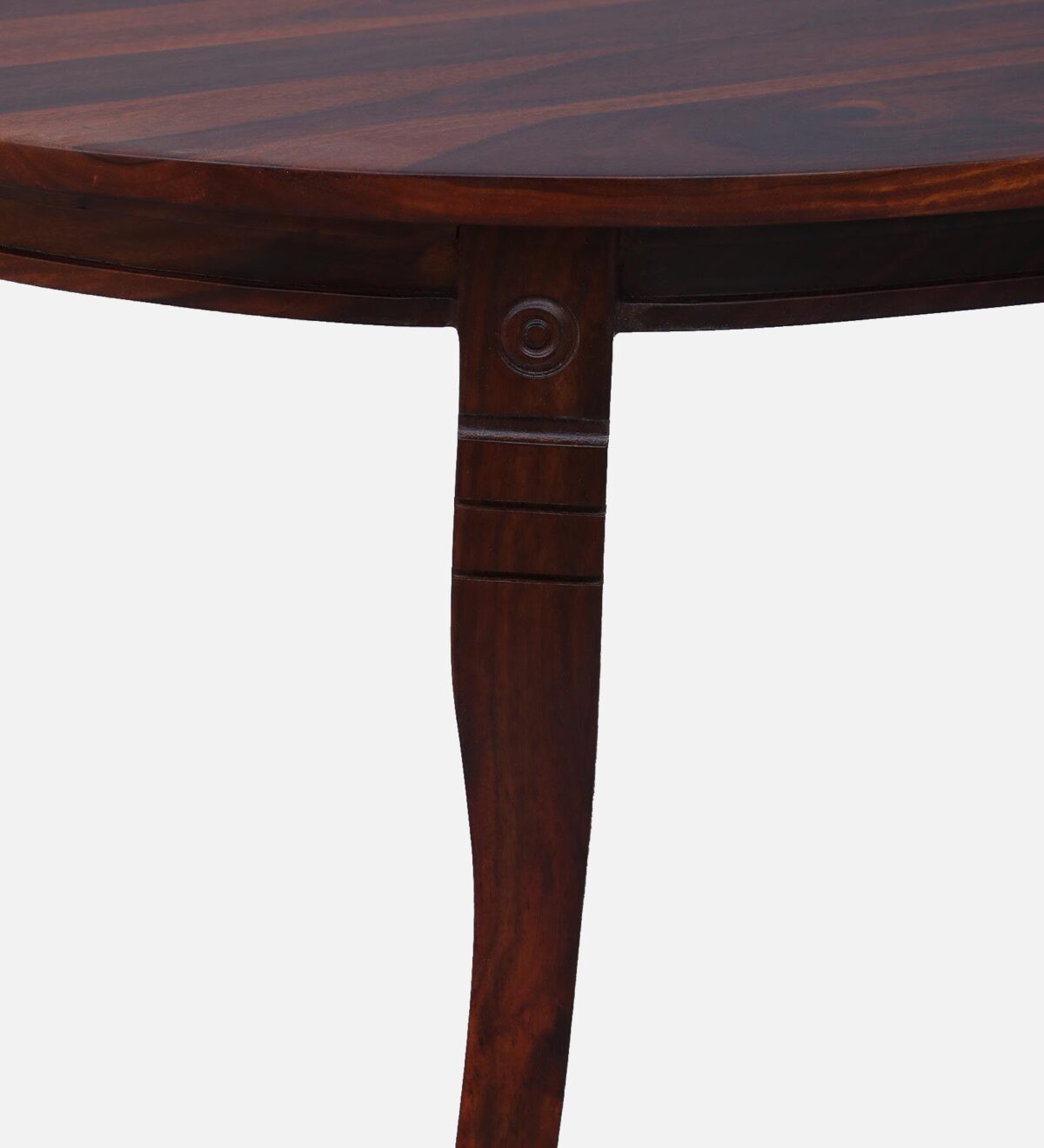 Stalley Sheesham Wood Oval Coffee Table In Honey Oak Finish jk dream living