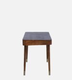 Zaragoza Solid Wood Writing Table In Rustic Teak Finish jk dream living