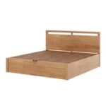 Sheesham wood King Size Hydraulic Storage Bed jk dream living