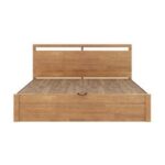 Sheesham wood King Size Hydraulic Storage Bed jk dream living