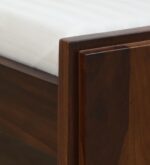 Sheesham Wood Single Bed In Provincial Teak Finish jk dream living