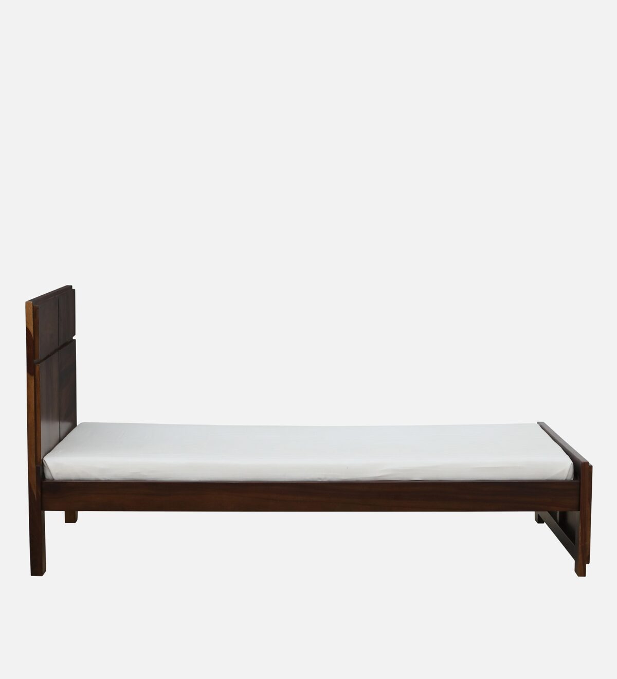 Sheesham Wood Single Bed In Provincial Teak Finish jk dream living