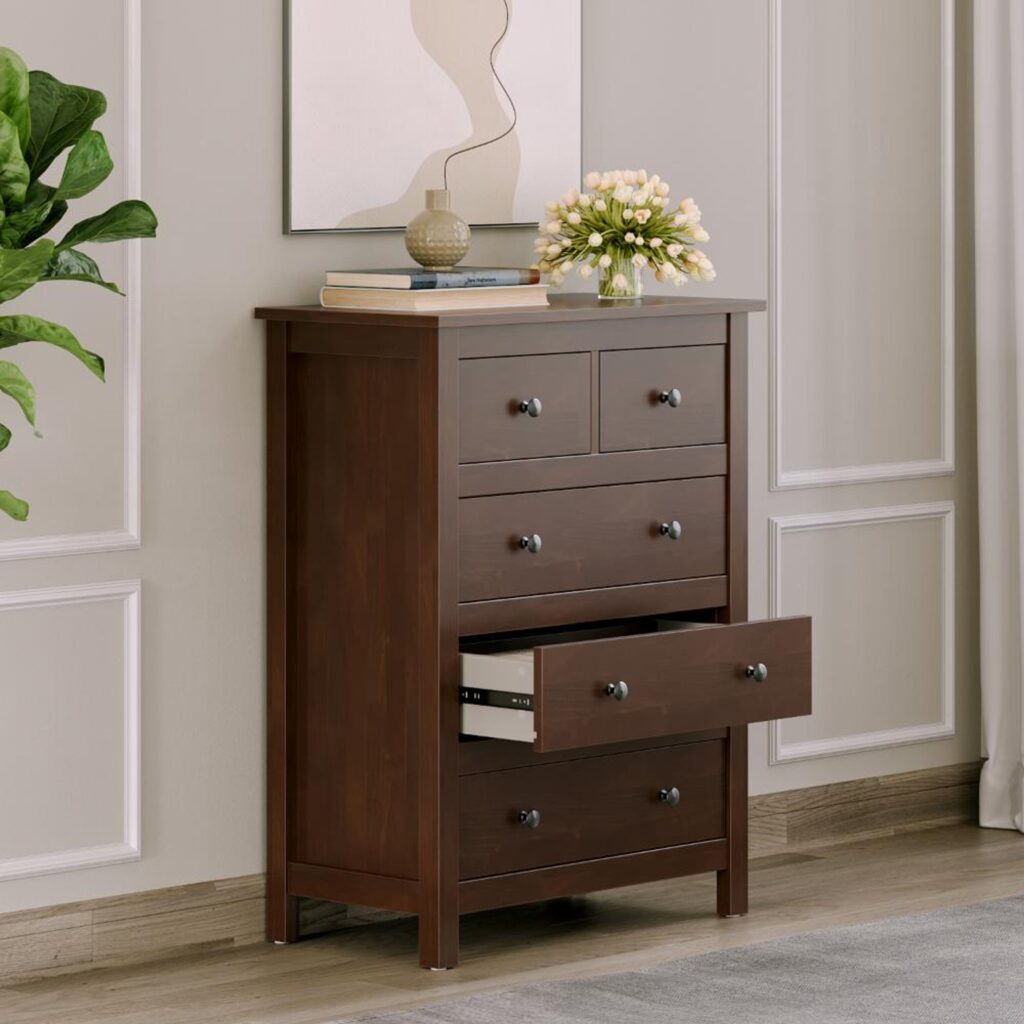 Solid wood Chest of Drawers Irish Walnut jk dream living