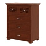 Solid Wood Chest of Drawers Golden Brown jk dream living