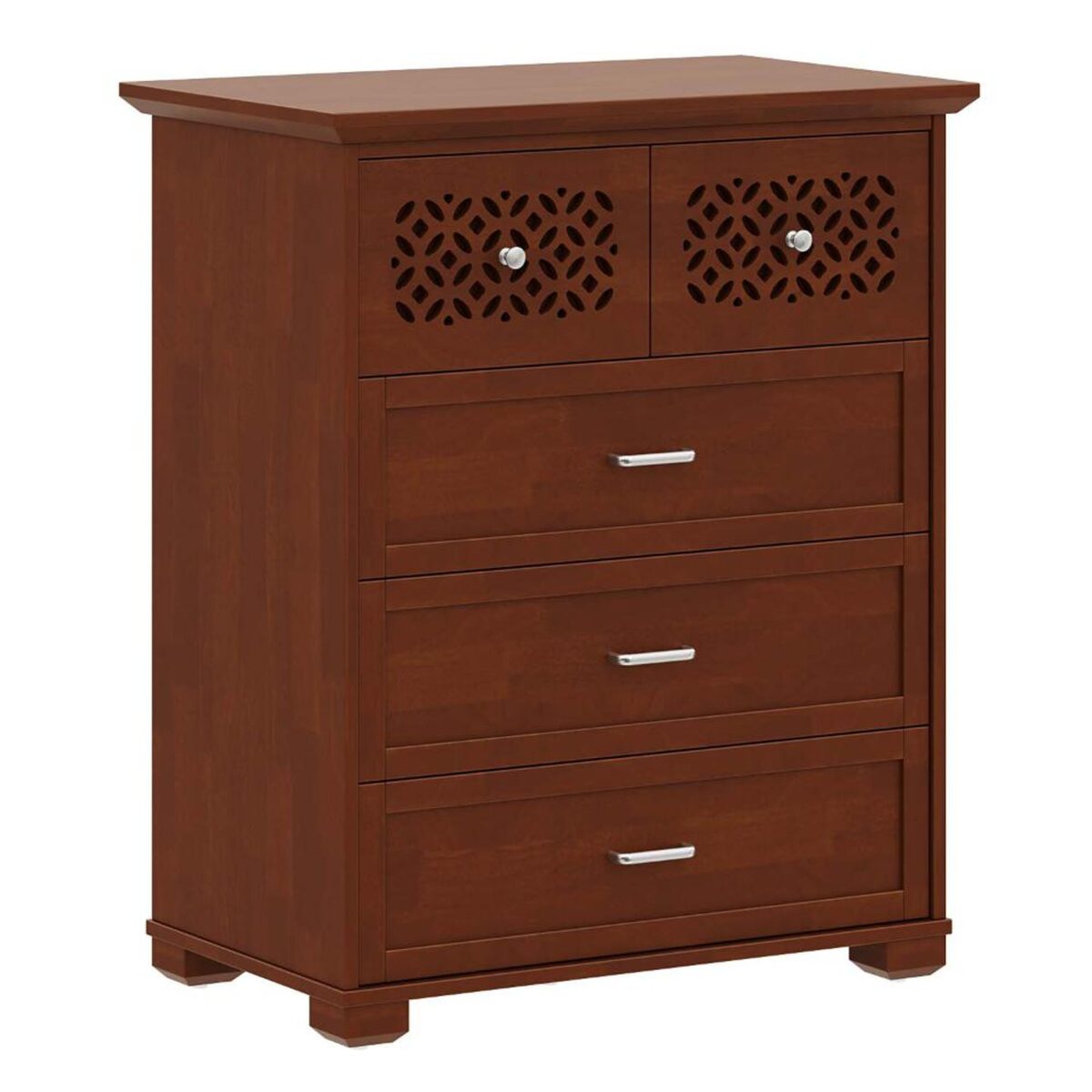 Solid Wood Chest of Drawers Golden Brown jk dream living