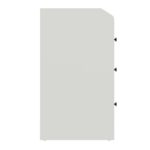 White Engineered Wood Chest of Drawer with 3 Drawers jk dream living