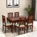 Jenine Traditional Solid Wood 6 Seater Dining Sets by jk dream living